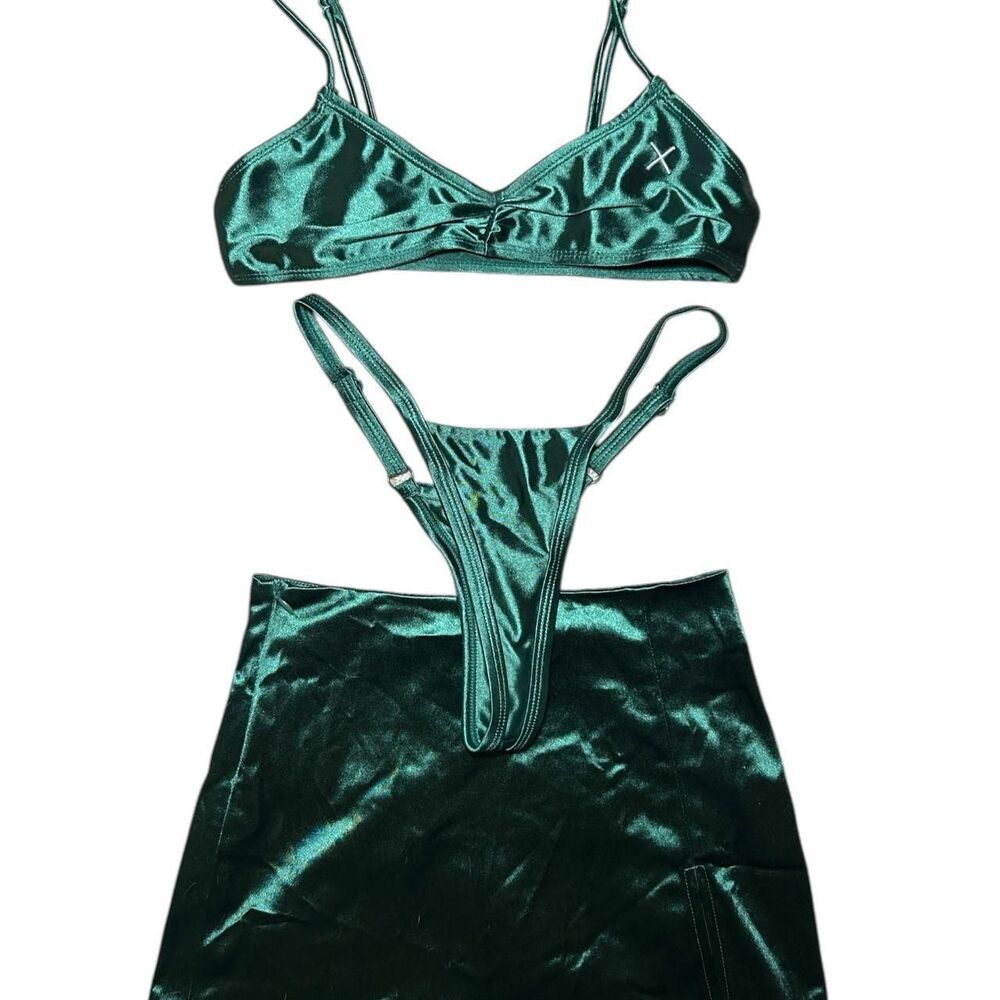 Boutinela Women's Green Bikinis-and-tankini-sets